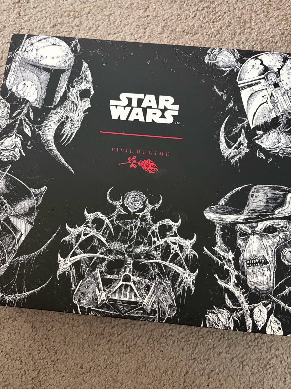 Civil Regime x Star Wars x Mark Riddick 199X Tee “Box Set”  In Hand Large Mando